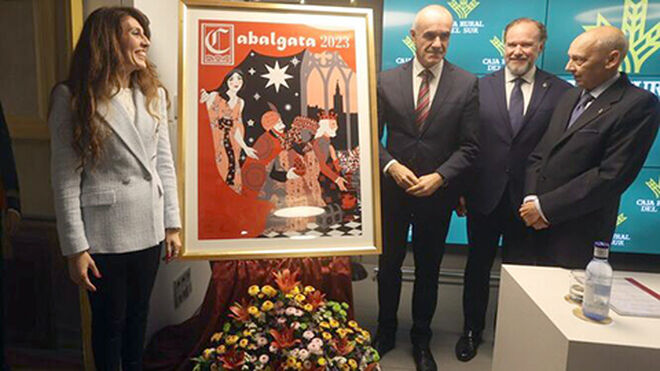 Cartel de la cabalgata de Reyes Magos Sevilla 2023