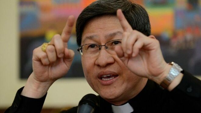 Tagle explica la intervención de Cáritas