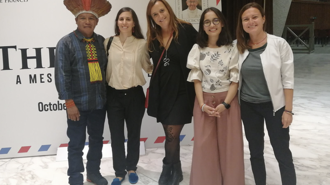 Amparo Alonso, en el estreno de 'La carta'