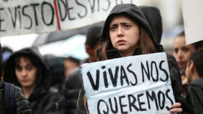 Manifestación contra la violencia machista