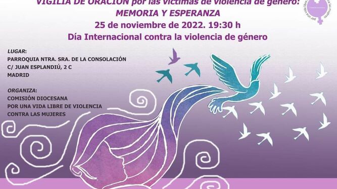 Convocatoria vigilia de oración por las víctimas de la violencia de género