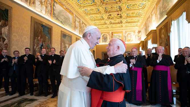 Papa Francisco y cardenal Cañizares