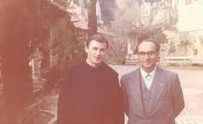 Alexandre Alapont, con el autor del artículo, en 1985