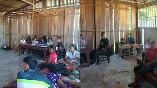 Colegio secundario en Mazán (río Napo- Perú)