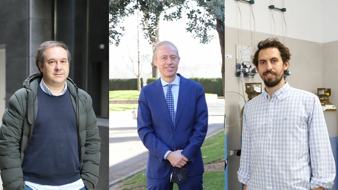 Los tres investigadores de la Universidad Loyola