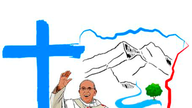 Logo y lema del viaje del Papa a Congo