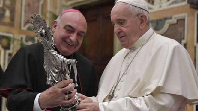 El Papa, con Benavent
