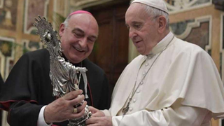 El Papa, con Benavent