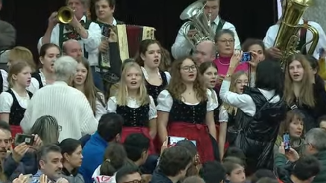Música en la audiencia papal