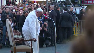 Las lágrimas del Papa