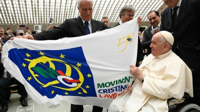 El Papa, con el Movimiento Obrero Cristiano
