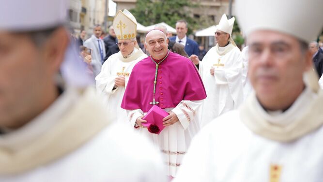 Benavent, a su entrada a la catedral de Valencia