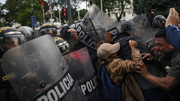 Protestas en Perú