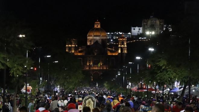 Peregrinación al Santuario de Guadalupe. México