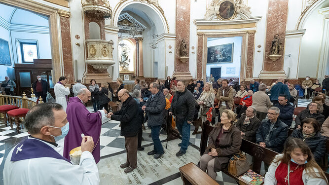 Enrique Benavent, misa en la Basilica