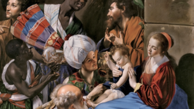 La Adoración de los Reyes Magos, Maíno