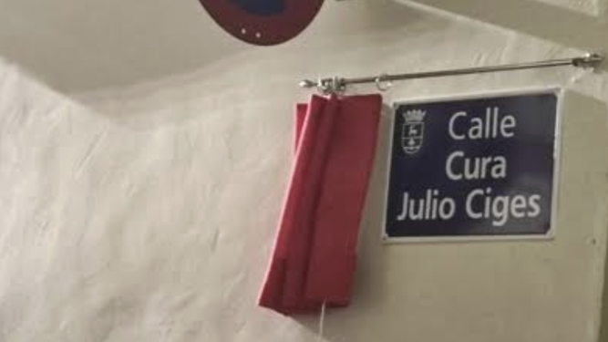 Calle dedicada a Ciges