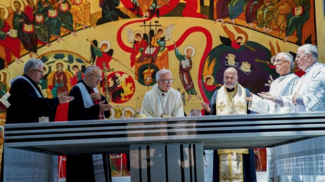 Líderes católicos de Tierra Santa