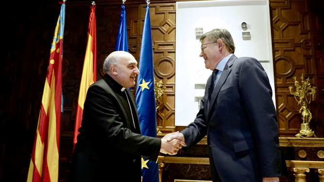 Ximo Puig se reúne con Enrique Benavent