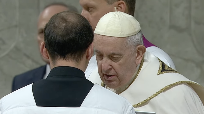 El Papa, en la misa del Gallo