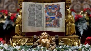 Tarjeta de Navidad del Niño Jesús