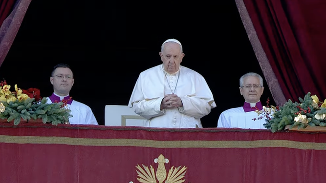 Francisco, en la bendición Urbi et Orbi