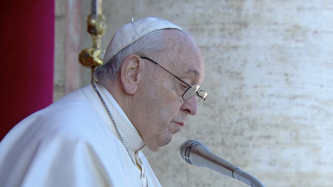 El Papa, en la bendición Urbi et Orbi