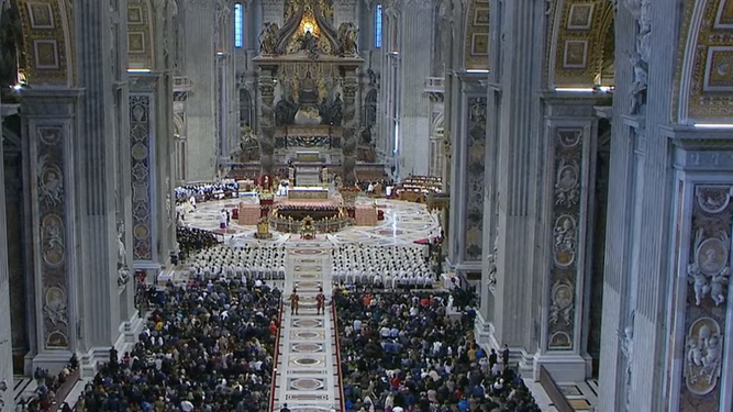 Basílica el 1 de enero