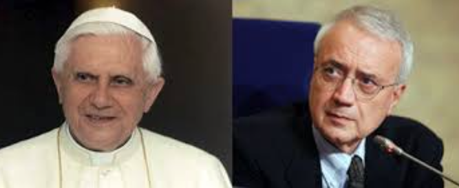 Benedicto XVI y Paolo Flores D Arcais