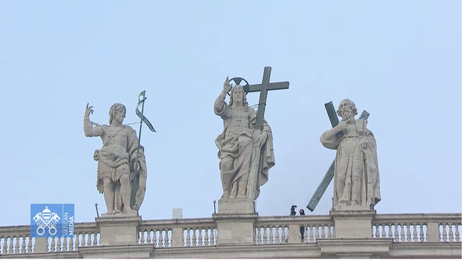 Escultura de Jesucristo en San Pedro