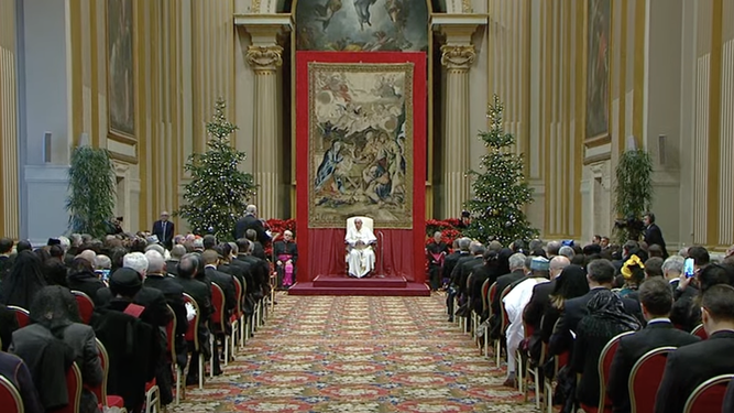 Discurso del Papa al Cuerpo Diplomático