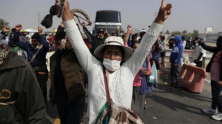Protestas de comunidades campesinas en Perú