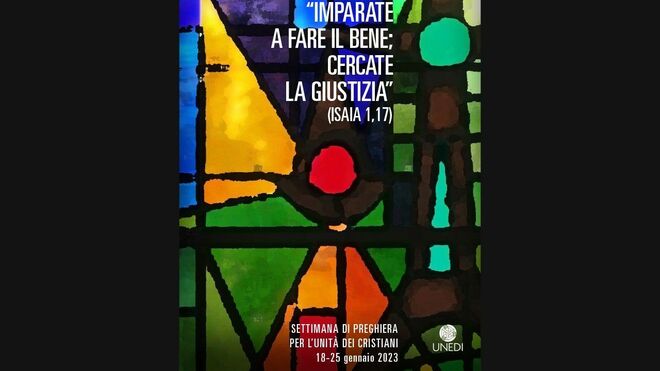 Cartel con el lema