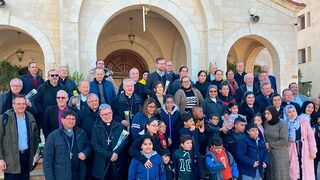 Los obispos católicos, con Tierra Santa