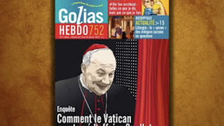 La portada de la revista Golias sobre Ouellet