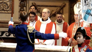 Fernando Prado, en la fiesta de San Sebastián