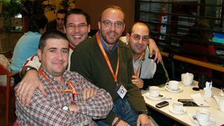 Fernando Miranda (izquierda)