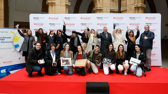 Premiados en la primera edición Deusto Emprende