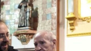 Antonio Rodríguez, ayer, junto a Toño Casado