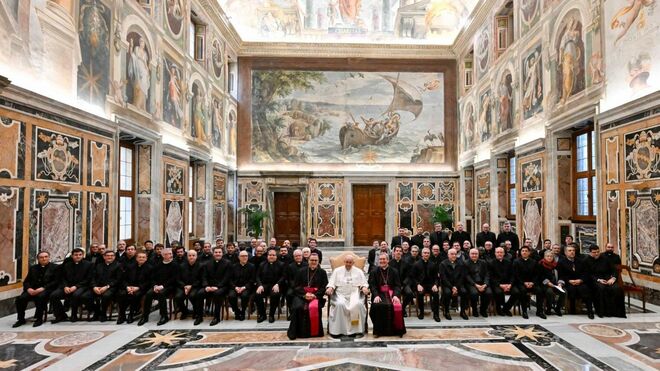 El Papa y los curas de Barcelona