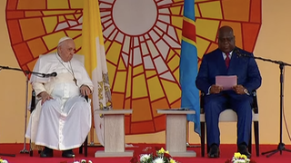 El Papa y el presidente de RDC