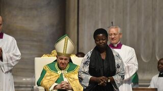 Sor Rita Mboshu-kongo, con el Papa
