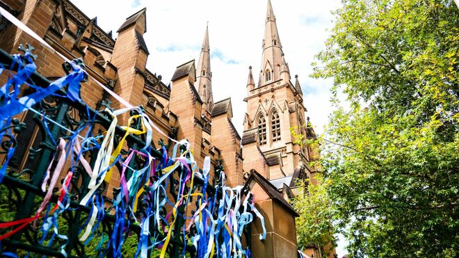 Protesta antipederastia en la catedral de Sidney