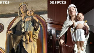 Virgen restaurada