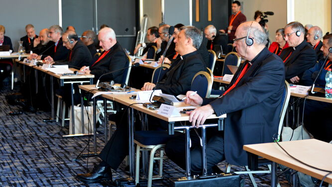 Los participantes en la Asamblea Europea del Sínodo