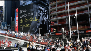 Campaña sobre Jesús en Times Square
