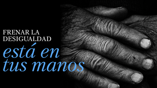 Cartel de la campaña de Manos Unidas