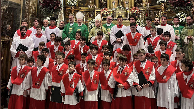 Aguiar, en el santuario de Guadalupe