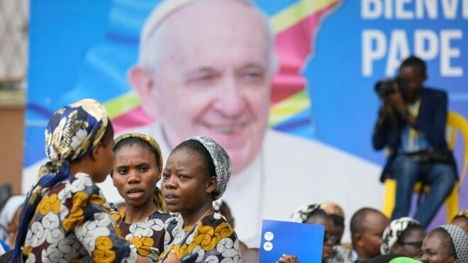 Visita de Francisco a RD del Congo