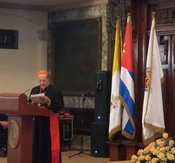 cardenal Stella discurso ante las autoridades de Cuba